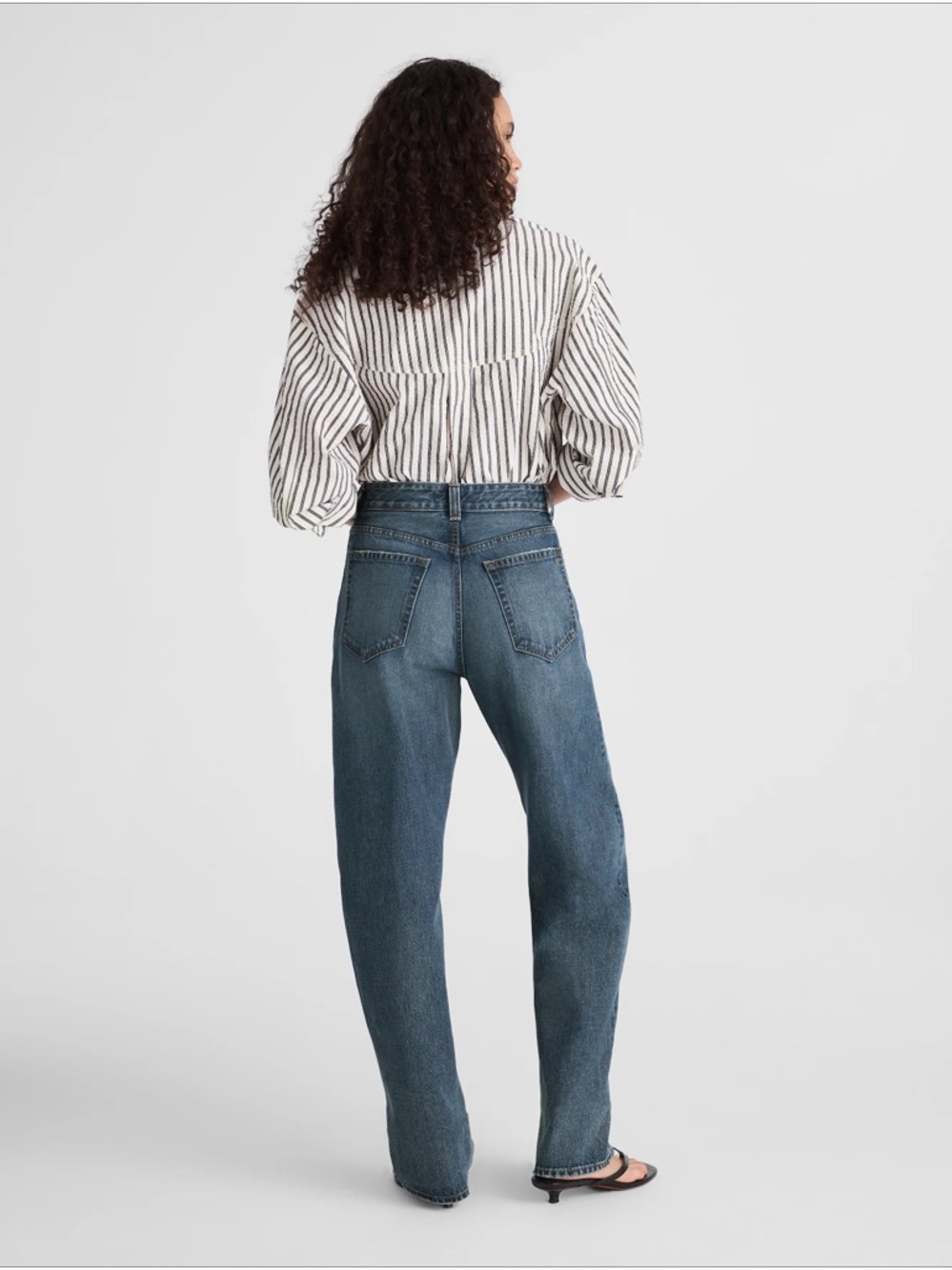 Madewell Balloon Jean in Greendale Wash - Picture 4 of 10